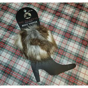 Big Buddha Multicolor Faux Fur 1 Pair Boot Topper